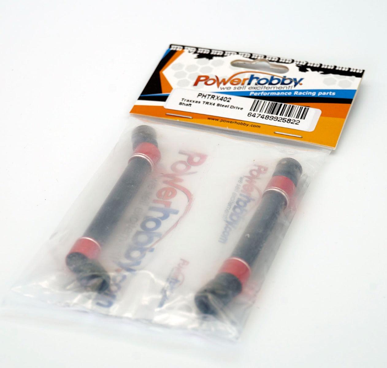 Powerhobby Steel Front & Rear Center Drive Shaft Set FOR Traxxas TRX-4 Defender - PowerHobby