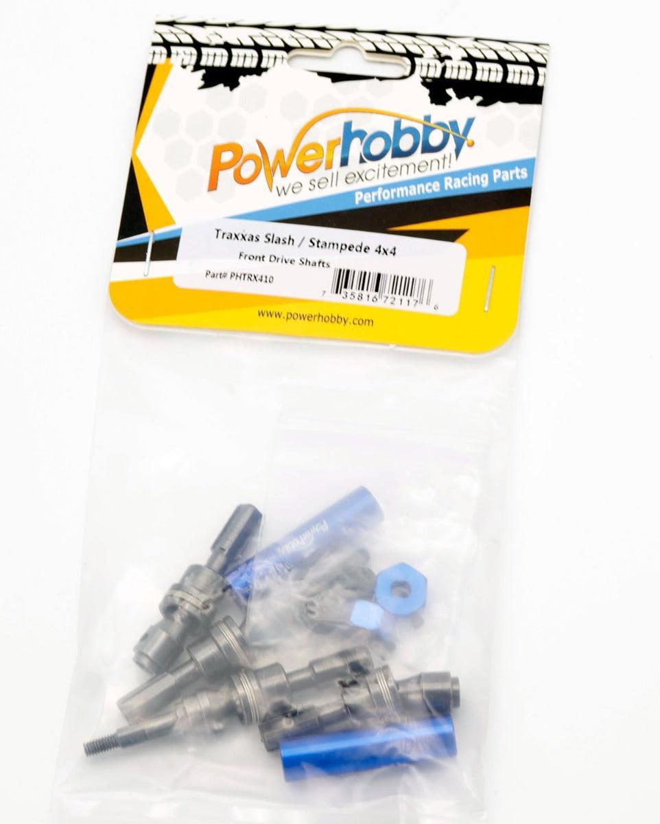 Powerhobby Front Steel Driveshaft / CVD Blue Traxxas Slash