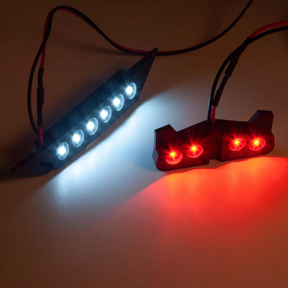 Kit éclairage LED Traxxas Pour Slash 2WD – étanche, 4 LED Blanches Avant Et 2 Rouges Arrière – TRX5894