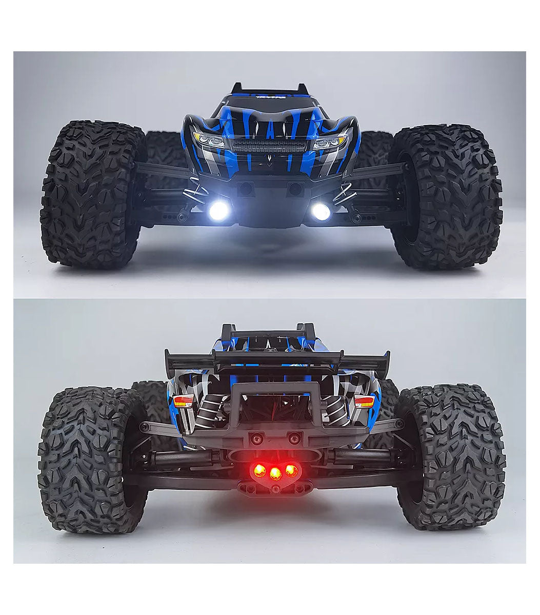Powerhobby Front & Rear LED Light SET Cobmo FOR Traxxas Rustler 4X4 - PowerHobby