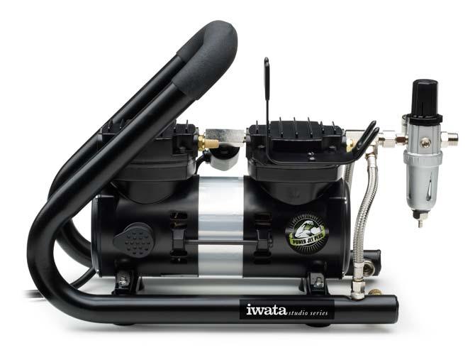 Iwata IS925HT Power Jet Plus Tubular Air Compressor IS 925HT DE Studio Series - PowerHobby