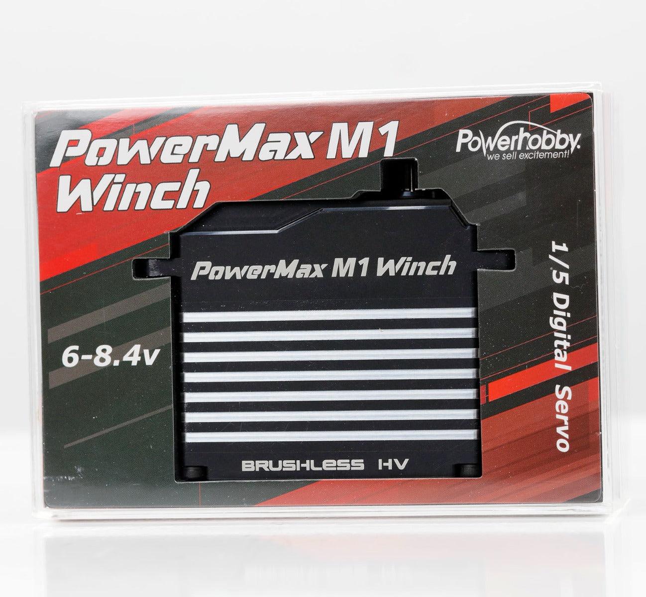 Powerhobby POWERMAX M1 Winch Brushless Servo 1/5 Axial SCX6 Crawler - PowerHobby