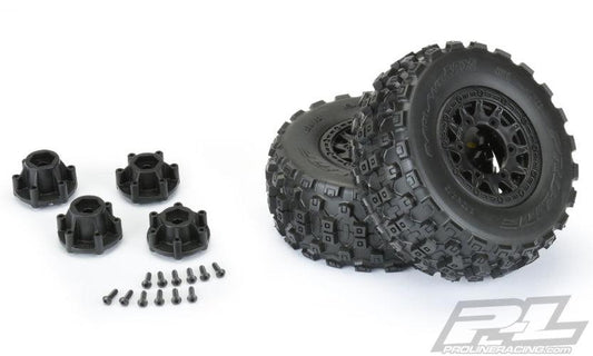 Pro-Line Badlands MX SC 2.2"/3.0" M2 Terrain Tires Mounted Traxxas Slash 2wd /4x4 - PowerHobby