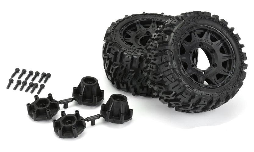 Pro-Line 10159-10 Trencher LP 2.8" Mounted Tires / Wheels Ruslter Stampede Jato - PowerHobby