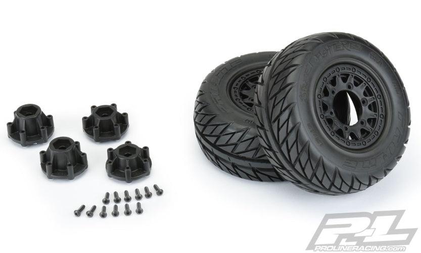 Pro-Line Street Fighter SC 2.2"/3.0" Street Tires Mounted For Mounted on Raid - PowerHobby