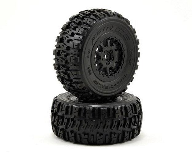 Pro-Line 1190-13 Trencher X SC Tires w/Renegade Wheels (2) (Slash Rear) - PowerHobby