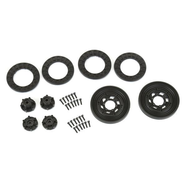 Pro-Line 2789-03 Vice CrushLock 2.6" Black/Black 6x30 Rock Crawler Wheels (2) - PowerHobby