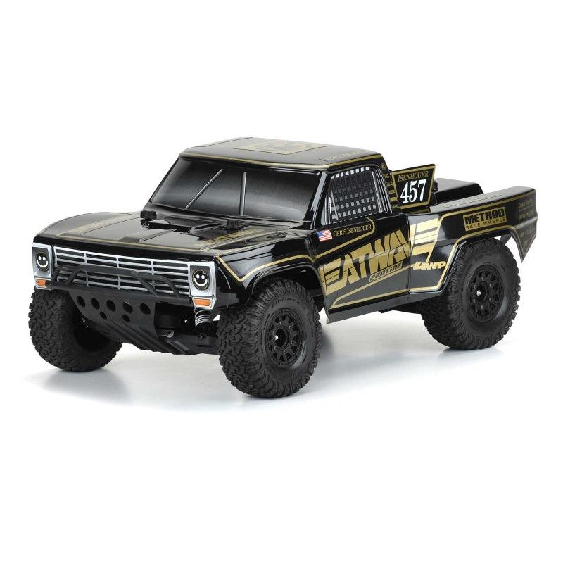 Pro-Line 3551-18 1/10 Pre-Cut 1967 Ford F-100 Heatwave Black Body Short Course - PowerHobby