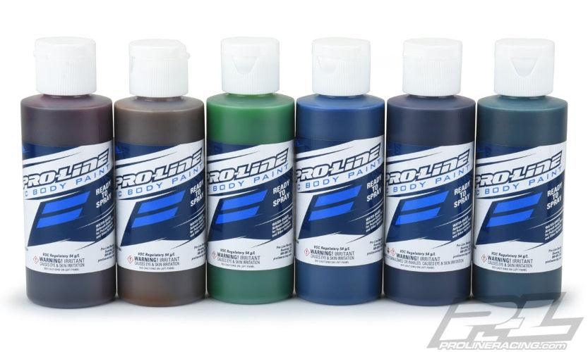 Pro-Line Body Paint Candy Set For Formulated Water-Based Airbrush Paint - PowerHobby
