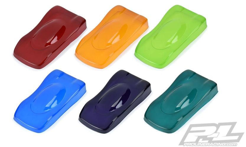 Pro-Line Body Paint Candy Set For Formulated Water-Based Airbrush Paint - PowerHobby