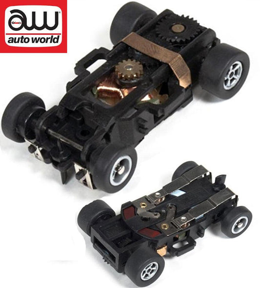 Auto World Xtraction Ultra G Complete Slot Car Chassis HO UltraG PSCXT-028 - PowerHobby