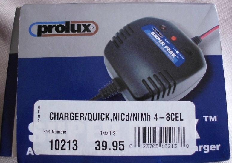 PROLUX / OFna 10213 Charger Quick nicd / nimh 4-8 cell - PowerHobby