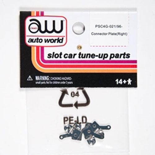 Auto World 4Gear Chassis Tuneup Parts Connector Plate (Right) Ho Slot Car - PowerHobby