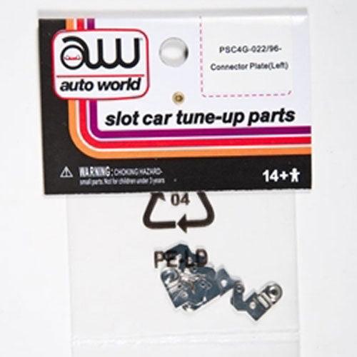 Auto World 4Gear Chassis Tuneup Parts Connector Plate (Left) Ho Slot Car - PowerHobby