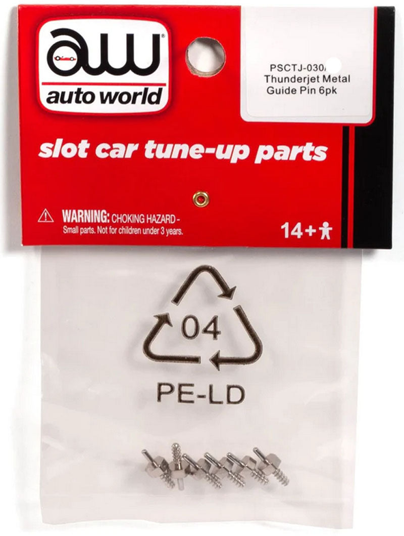 Auto World Thunderjet Metal Guide Pin Tjet Chassis Parts HO Slot Car PSCTJ-030 - PowerHobby