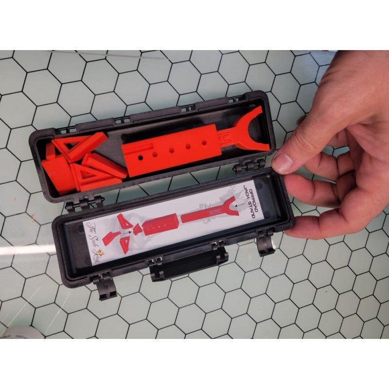 Exclusive RC ERC-6-1134 Offroad Jack Stands (With Case) - PowerHobby