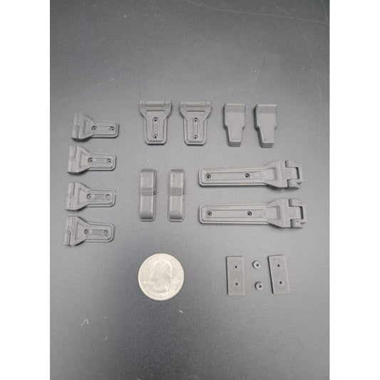 Exclusive RC ERC-6-1131 SCX6 Exterior Hinge Kit - PowerHobby