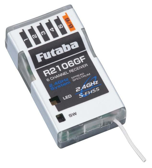 Futaba R2106GF 6 Channel 2.4GHz S-FHSS Micro Receiver - PowerHobby