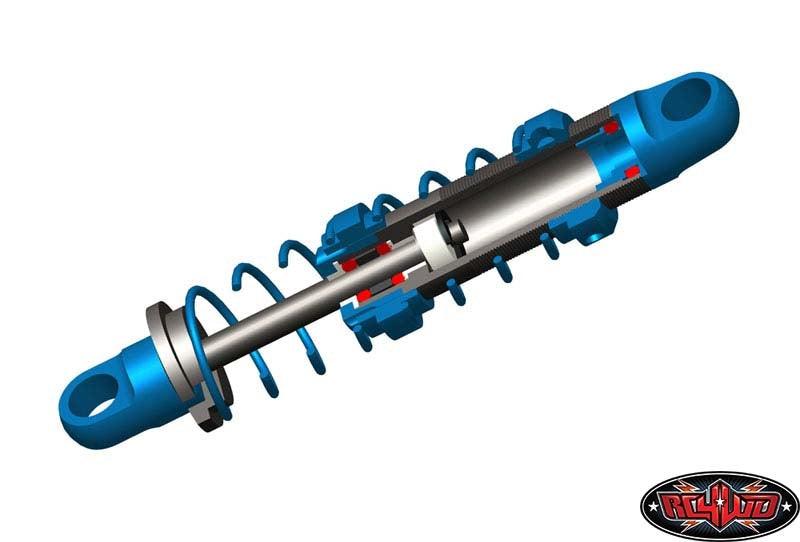 Rc4wd D0037 King Off-Road Scale Dual Spring Shocks (70mm) - PowerHobby