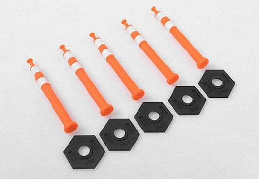 RC4WD S1619 1/12 Scale RC Highway Traffic Cones (5) - PowerHobby
