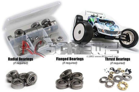 RCScrewz mug028b Mugen Seiki MBX-7T Eco Metal Shielded Bearings - PowerHobby