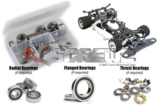 RCScrewz mug036R Mugen Seiki MRX6 Onroad Rubber Shielded Bearings - PowerHobby