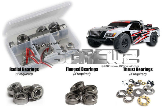 RCScrewz ofn066b Ofna TS2 Pro/RTR Short Course Precision Bearing Kit - PowerHobby