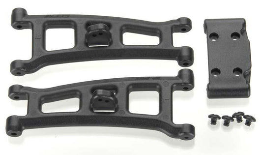 RPM 70762 Front A-Arms with Bulkhead Black (2) Associated SC10/RC10T4 - PowerHobby