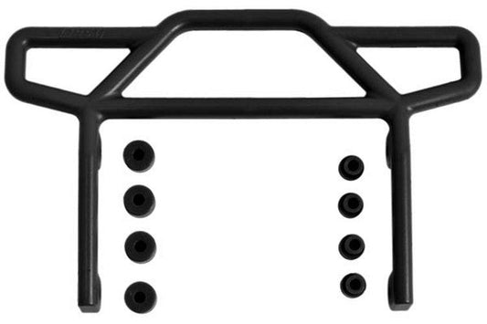 RPM 70812 Black Rear Bumper Traxxas Electric Rustler - PowerHobby