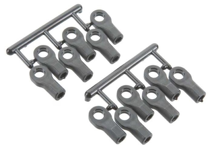 RPM 80472 Rod Ends Short Black 1/10 Scale Traxxas - PowerHobby