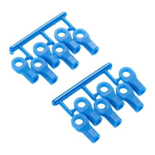 RPM 80475 Short Rod Ends Blue For Traxxas #5347 1/10 Slash Summit Revo Slayer - PowerHobby