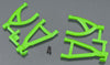 RPM 80604 Rear Upper & Lower A-Arm Set Green Traxxas 1/16 E-Revo