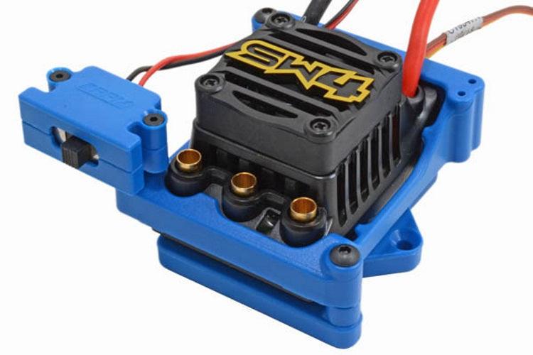 RPM 81325 Blue ESC Cage For the Castle Sidewinder 4 Traxxas Stampede Slash 4×4 - PowerHobby