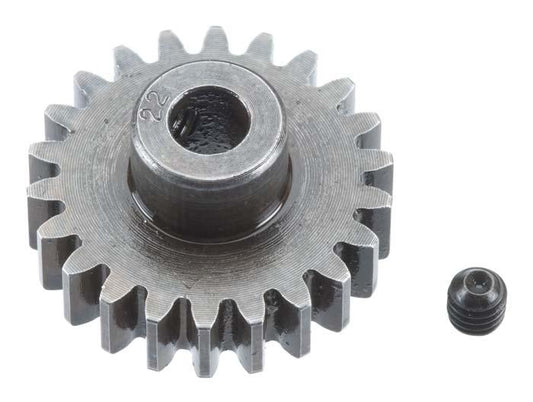 Robinson Racing 1222 5mm Bore Extra Hard Steel Mod 1 Pinion Gear 22T - PowerHobby