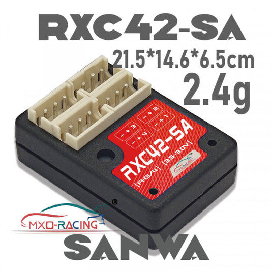 MXO-RACING RXC42-SA-NT V2 Super Micro SANWA Receiver Kyosho Mini-Z - PowerHobby