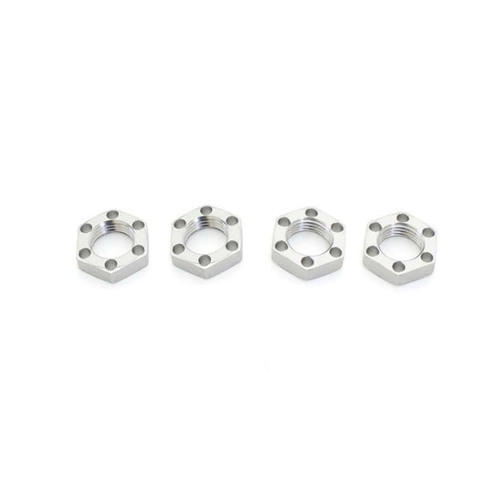 Kyosho KYOEF244S LW Wheel Nut(Silver/4pcs/FANTOM EP) EF244S - PowerHobby