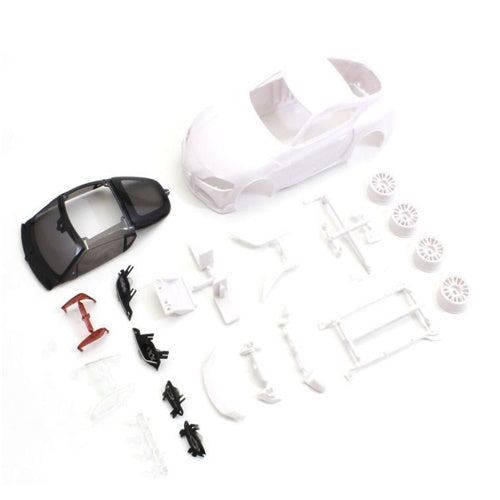 Kyosho KYOMZN207 Toyota GR Supra TRD White BodySet w/Wheel MZN207 - PowerHobby