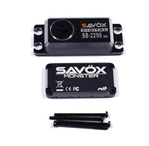 Savox 2290sg Top & Bottom Servo Case w Screws - PowerHobby