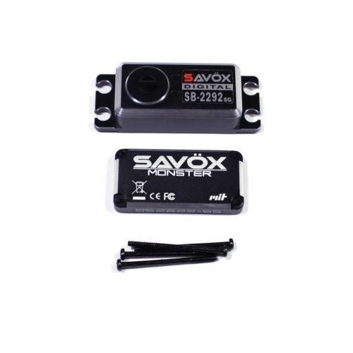 Savox SB-2292SG Top & Bottom Servo Case Set w/ 4 Screws - PowerHobby