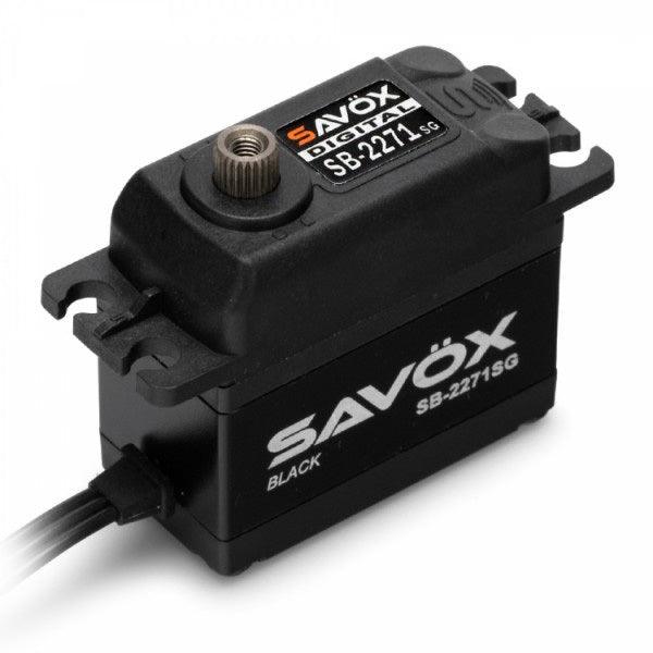 Savox SB2271SG-BE Black Edition High Voltage Brushless Digital Servo - PowerHobby