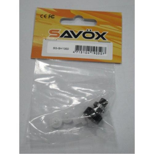 Savox SH1350 Servo Gear Set w/ Bearings - PowerHobby