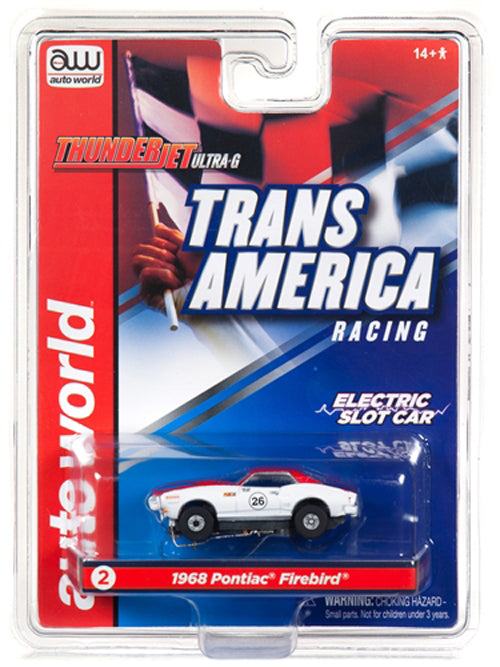 Auto World Pontiac Firebird Jerry Titus Thunderjet AFX Ho Slot Car SC338 - PowerHobby