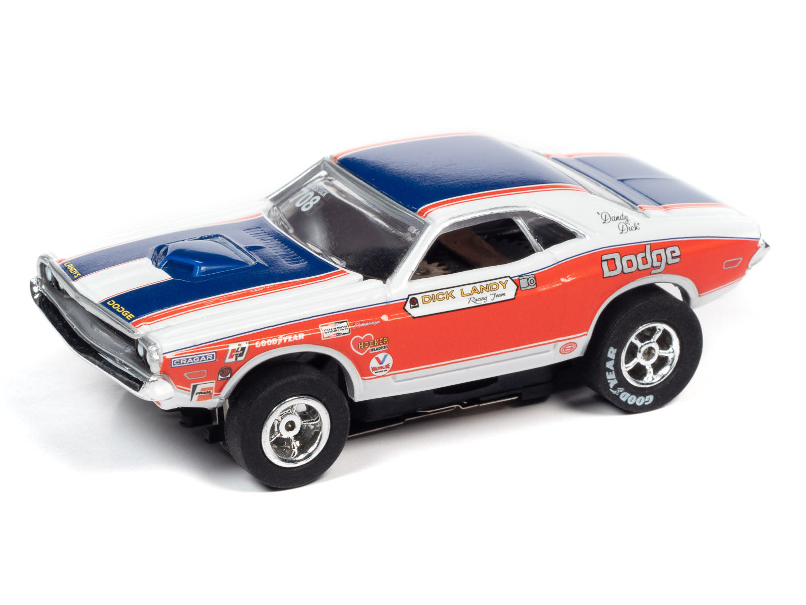 Auto World Xtraction Dick Landy 1971 Dodge Challenger HO Slot Car