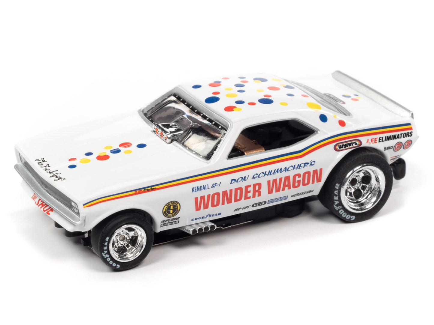 Auto World Don Schumacher Plymouth Barracuda Wonder Wagon Ho Slot Car SC363 - PowerHobby