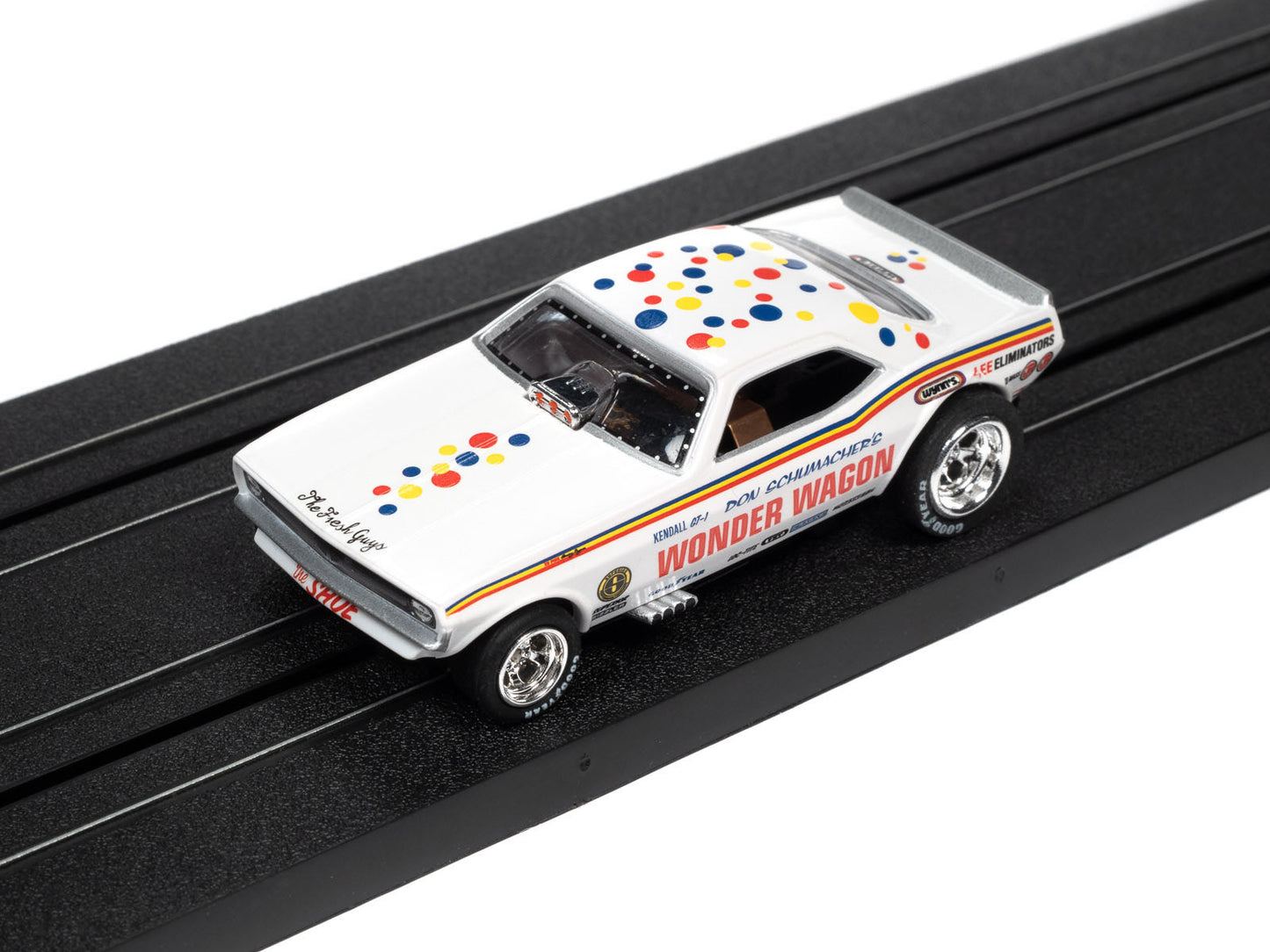 Auto World Don Schumacher Plymouth Barracuda Wonder Wagon Ho Slot Car SC363 - PowerHobby