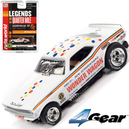 Auto World Don Schumacher Plymouth Barracuda Wonder Wagon Ho Slot Car SC363 - PowerHobby