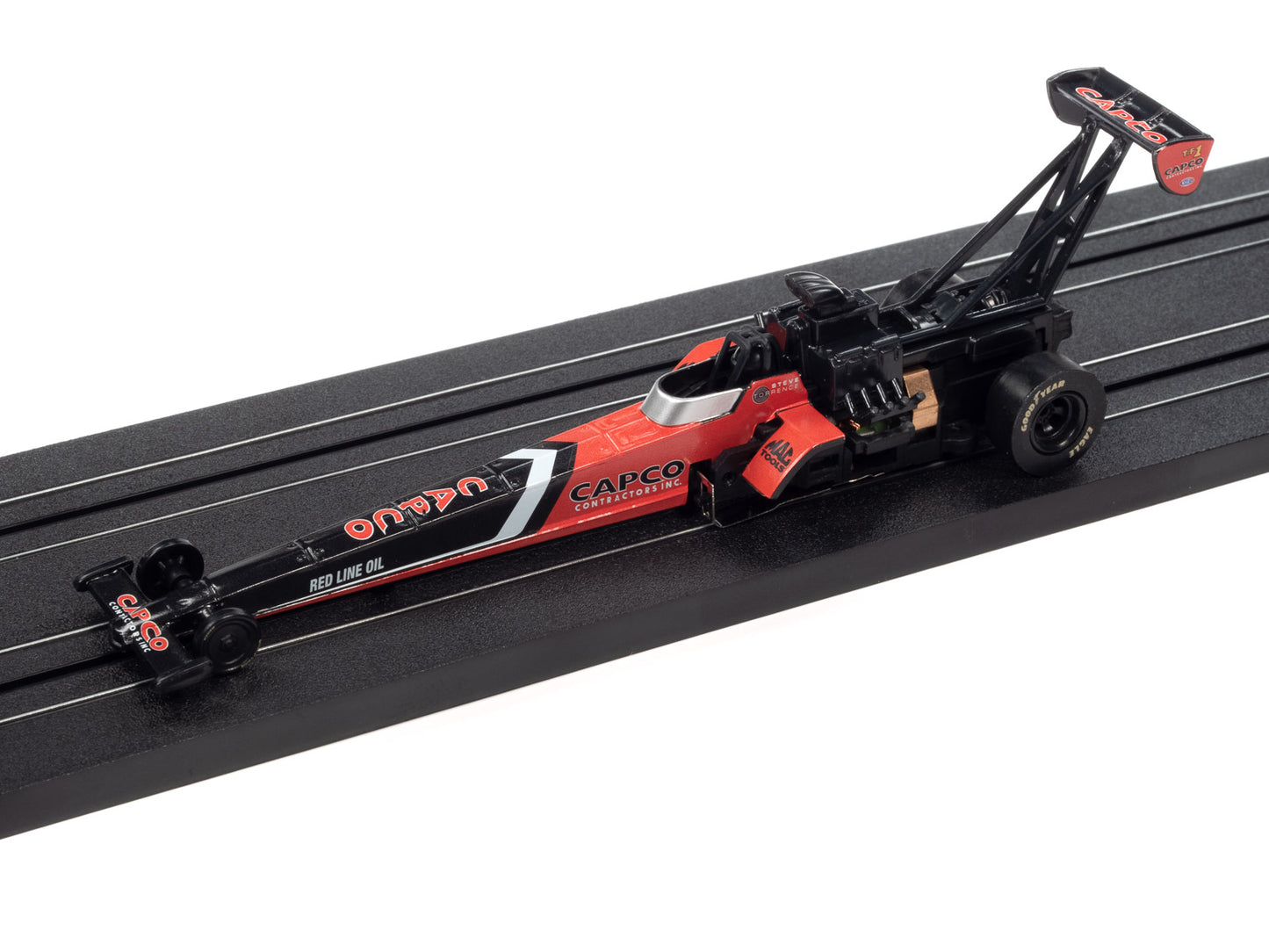 Auto World 4Gear NHRA Steve Torrence CAPCO Top Fuel Dragster HO Scale Slot Car SC370 R27 - PowerHobby