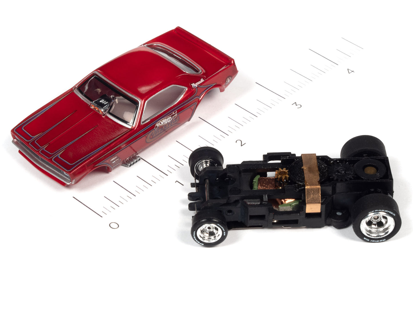 Auto World 1970 Plymouth Cuda Funny Car Hot Wheels HO Slot Car SC382 - PowerHobby