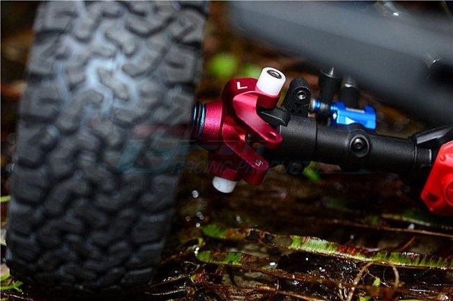 GPM SCX2021-GUNSILVER FRONT KNUCKLE ARM AXIAL SCX10 II - PowerHobby