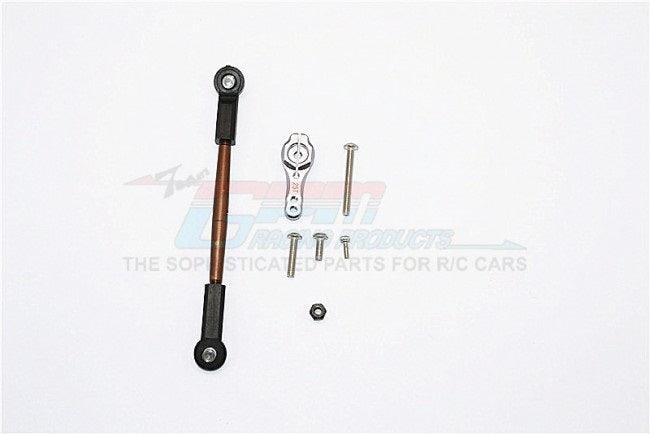 GPM SPRING STEEL ADJUSTABLE SERVO ROD AXIAL SCX10 II - PowerHobby